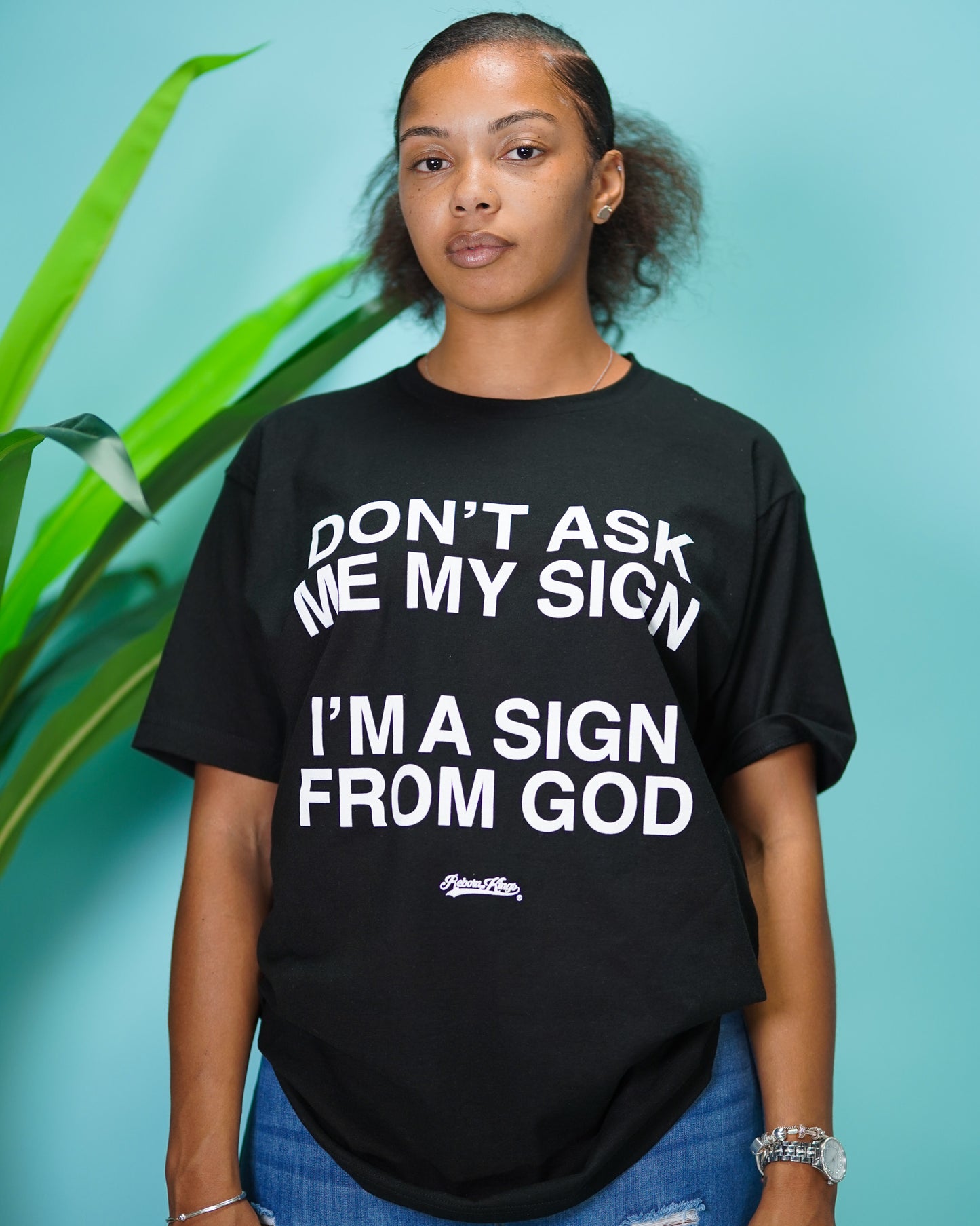 Sign From God Tee in Black