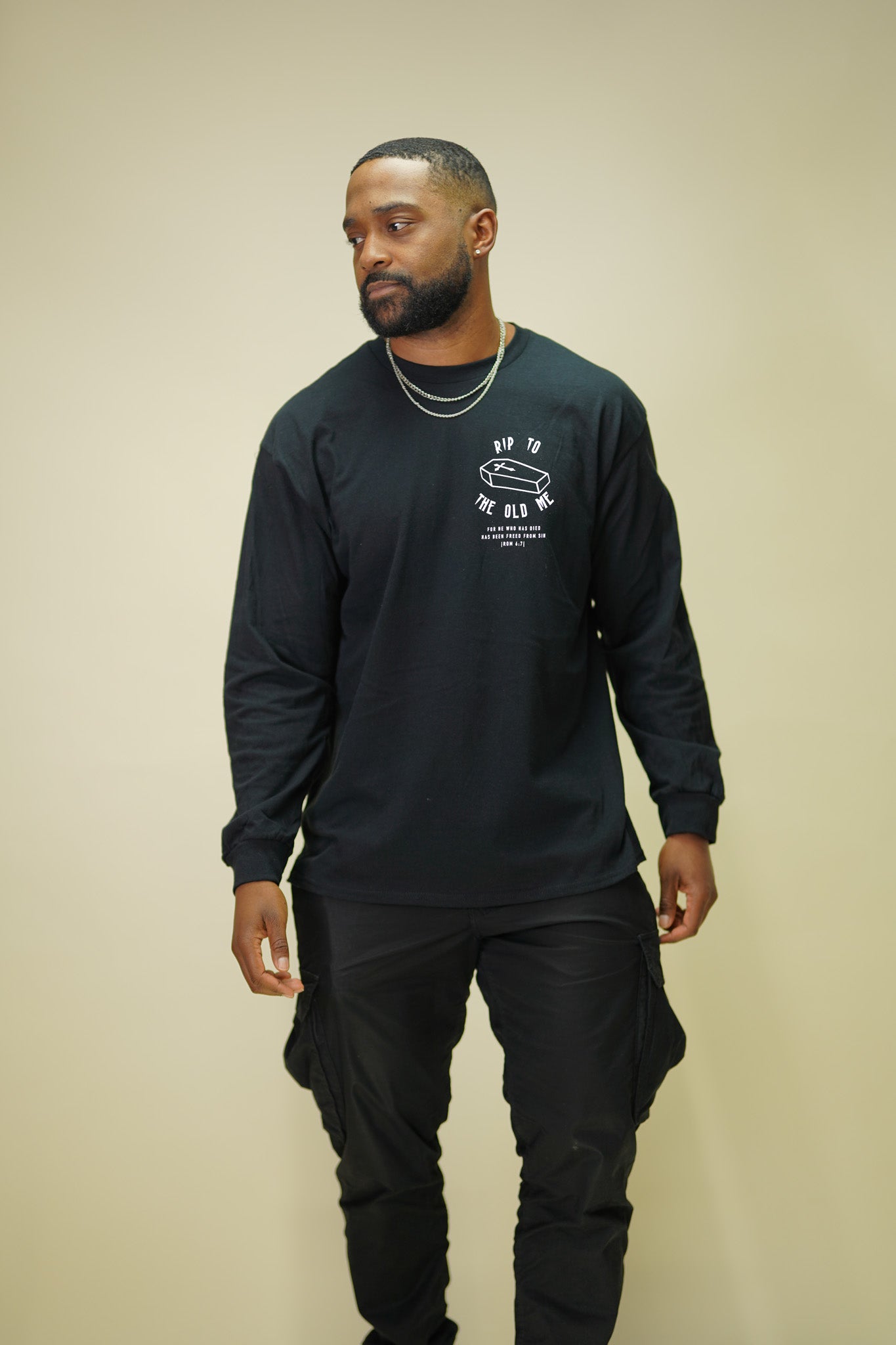 RIP L/S Tee in Black