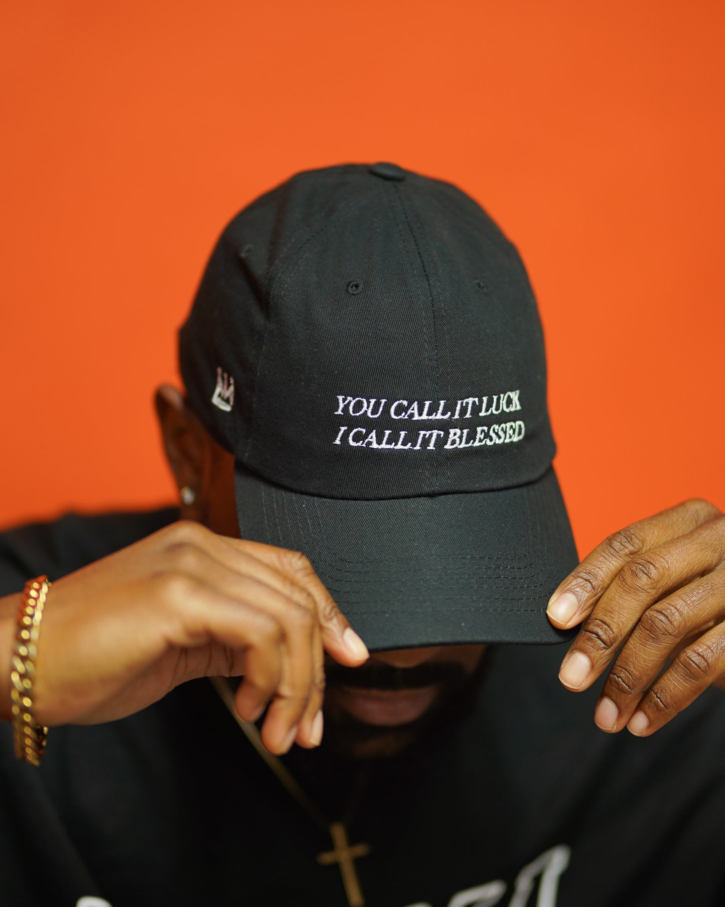 Call It Blessed Dad Hat in Black