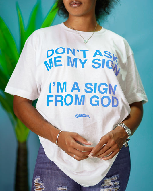 Sign From God Tee in White
