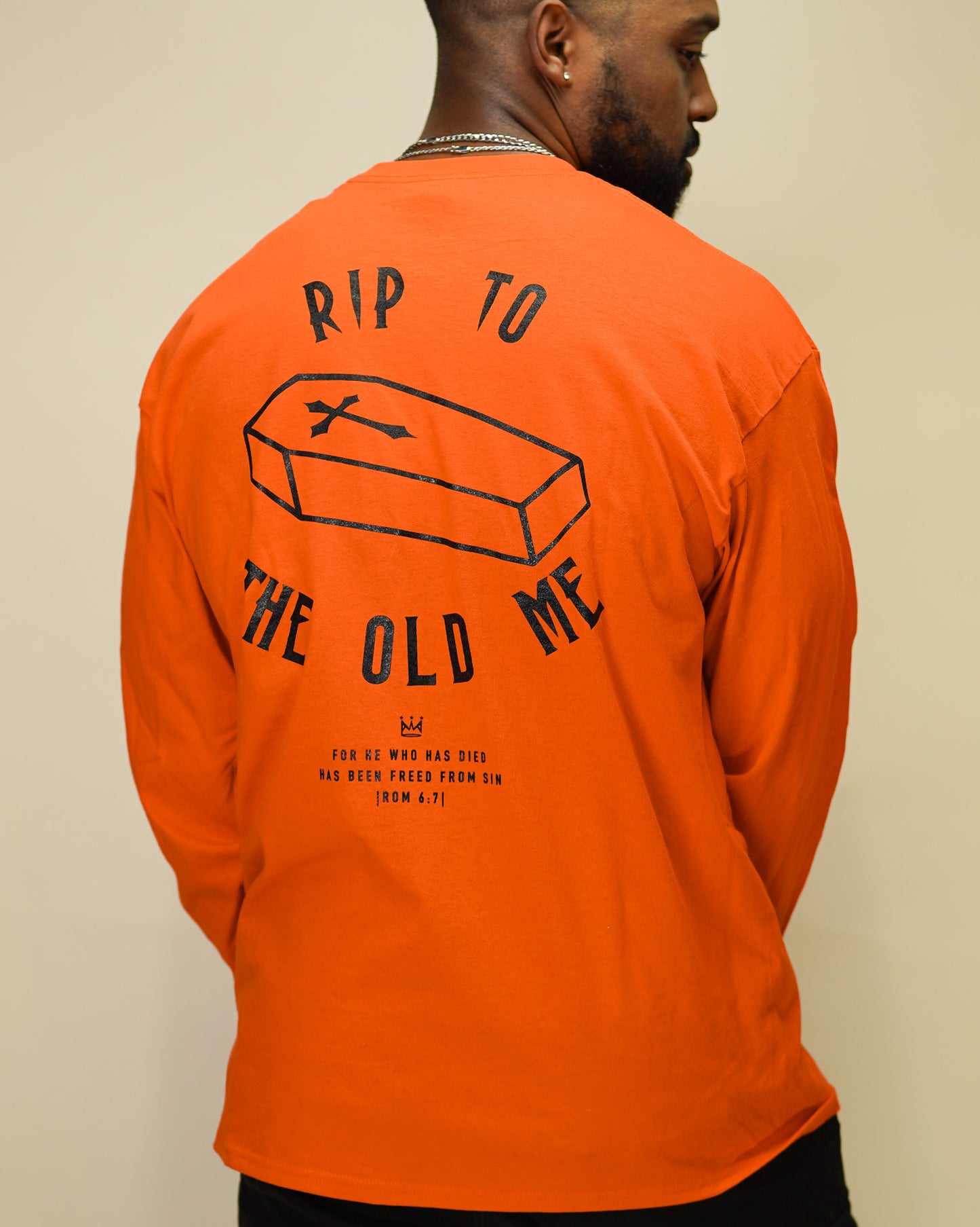 RIP L/S Tee in Orange