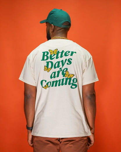 Better Days Tee in Vintage White