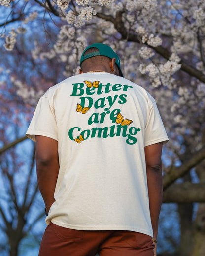 Better Days Tee in Vintage White