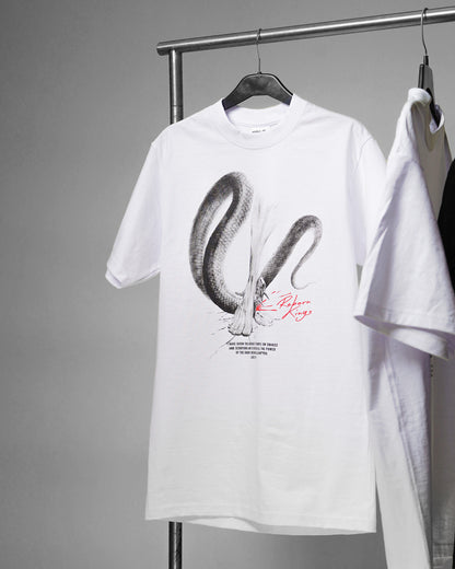 [PREMIUM] Trample Snakes Tee in White