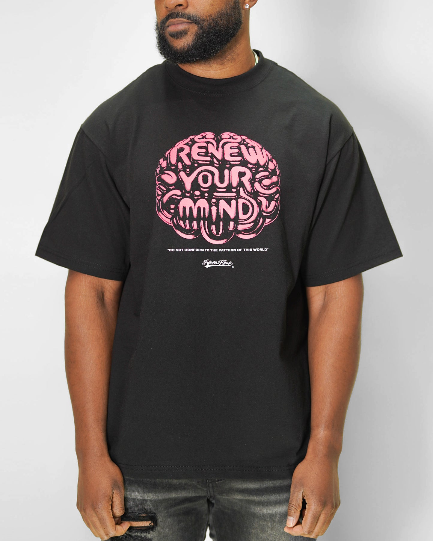 [PREMIUM] Renew Your Mind Tee in Black