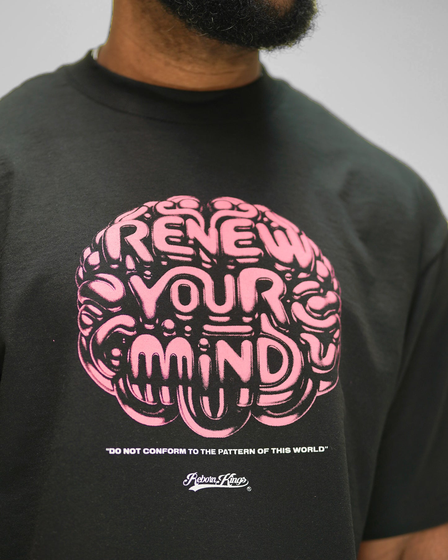 [PREMIUM] Renew Your Mind Tee in Black