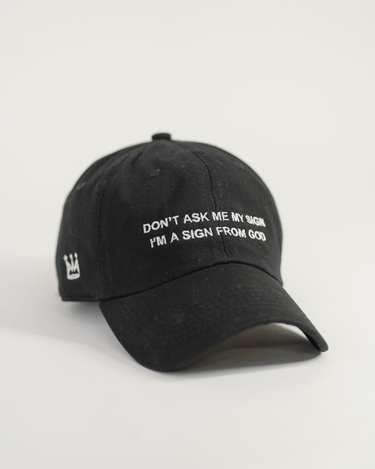 Sign From God Dad Hat in Black