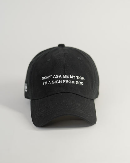 Sign From God Dad Hat in Black