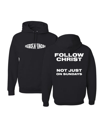 Follow Christ Hoodie in Black