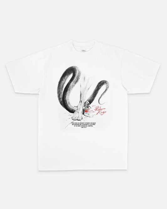 [PREMIUM] Trample Snakes Tee in White