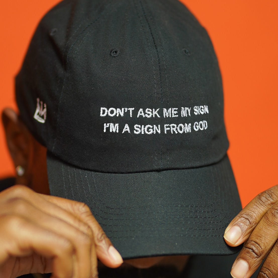 Sign From God Dad Hat in Black