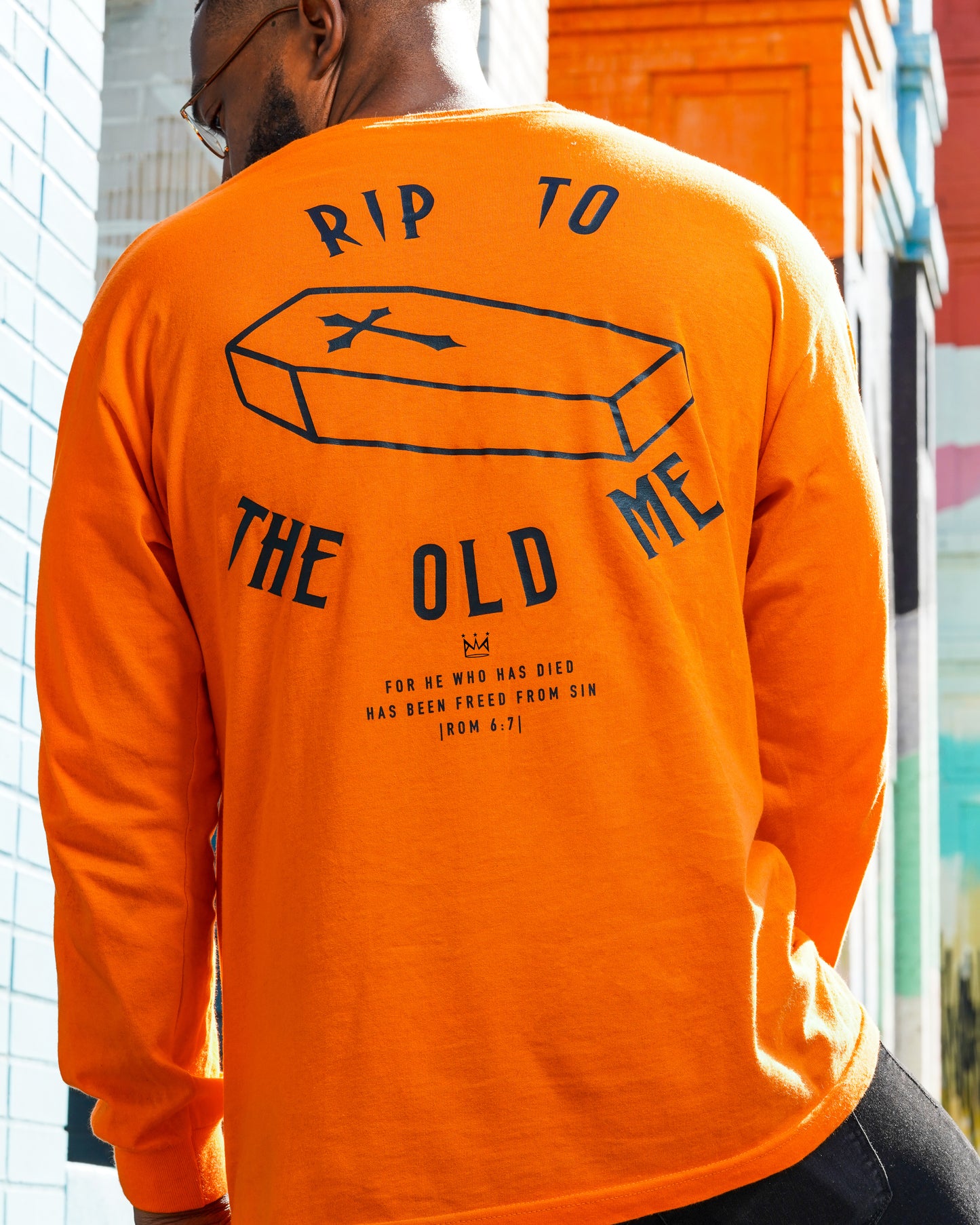 RIP L/S Tee in Orange