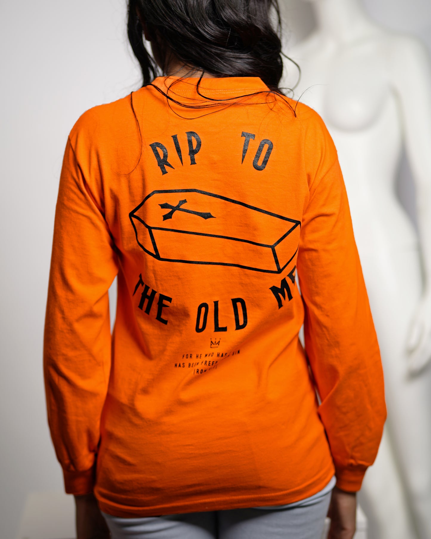 RIP L/S Tee in Orange